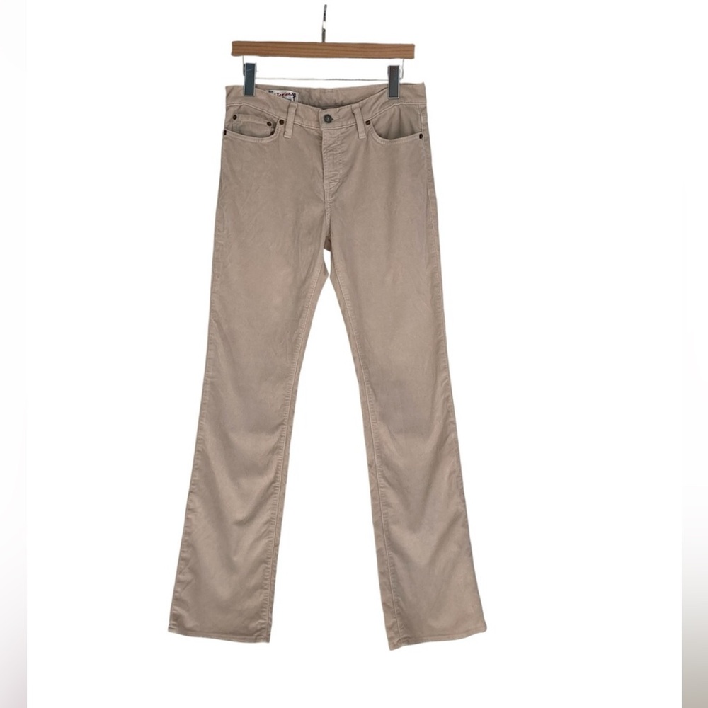 Red Engine Khaki Tan Velvety Corded Bootcut Tall Long Inseam Pants